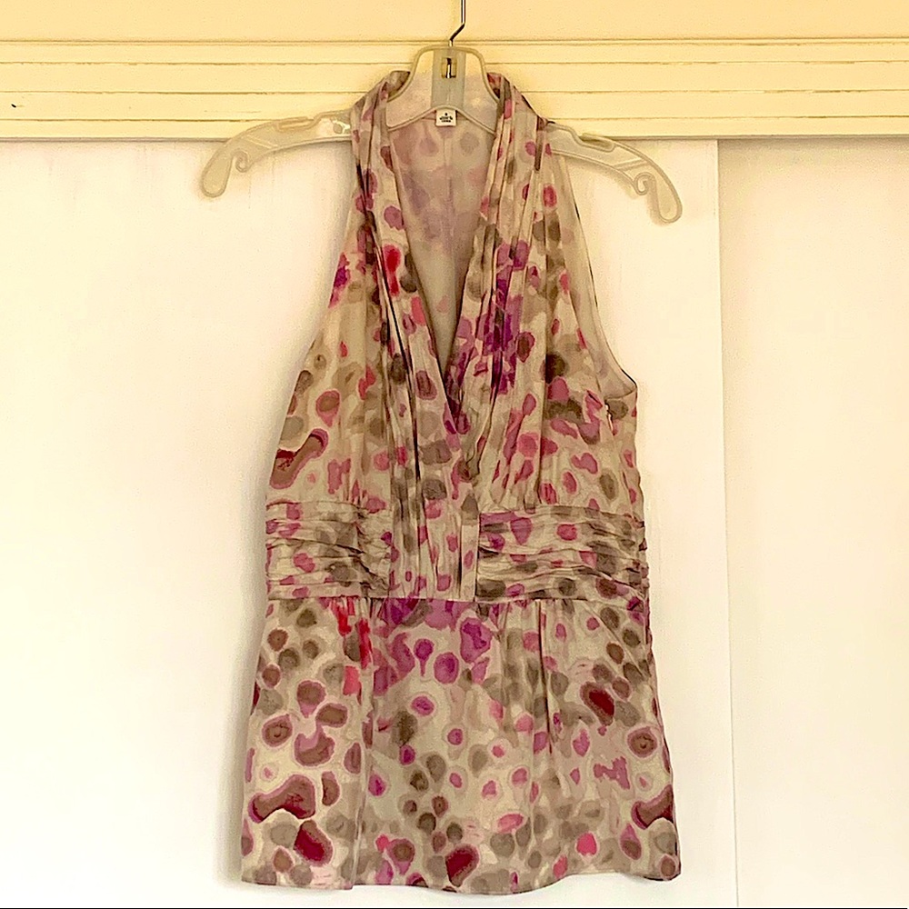 gorgeous sleeveless silk top for special events!